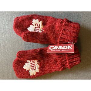 Hudson Bay HBC CANADA Olympics 2012  Mittens L/XL NWT